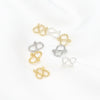 Copper Jewelry Accessories 18K Goldplated Handmade Versatile Bracelet Necklace Ending Connector With Buckle