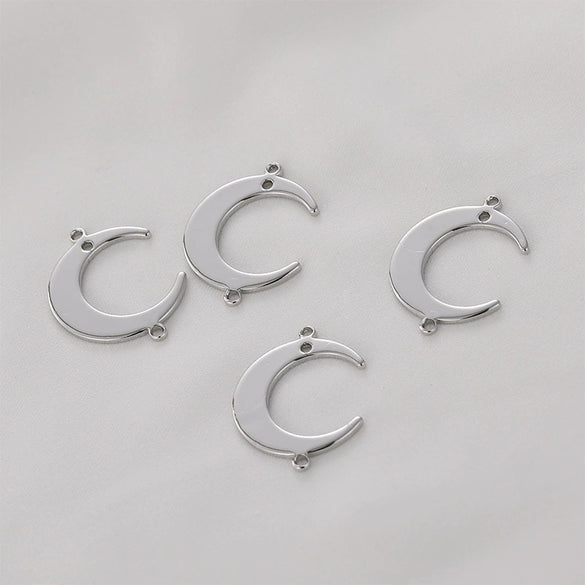 Copper Jewelry Accessories With Electroplated Gold And Moon Design