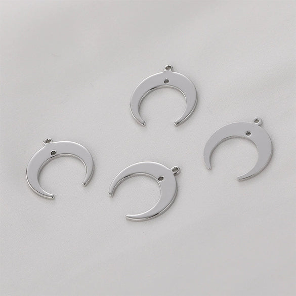 Copper Jewelry Accessories With Electroplated Gold And Moon Design