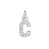 Copper Jewelry Accessories With Goldplated Electroplating Micro Inlaid Zircon And Letter Design