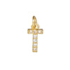 Copper Jewelry Accessories With Goldplated Electroplating Micro Inlaid Zircon And Letter Design