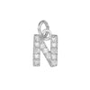 Copper Jewelry Accessories With Goldplated Electroplating Micro Inlaid Zircon And Letter Design