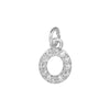 Copper Jewelry Accessories With Goldplated Electroplating Micro Inlaid Zircon And Letter Design