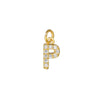 Copper Jewelry Accessories With Goldplated Electroplating Micro Inlaid Zircon And Letter Design