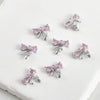 Copper Jewelry Electroplated Butterfly Flower Pendant Bracelet Necklace Earrings Accessories