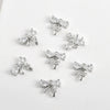 Copper Jewelry Electroplated Butterfly Flower Pendant Bracelet Necklace Earrings Accessories