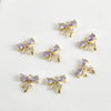 Copper Jewelry Electroplated Butterfly Flower Pendant Bracelet Necklace Earrings Accessories