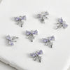 Copper Jewelry Electroplated Butterfly Flower Pendant Bracelet Necklace Earrings Accessories