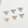 Copper Jewelry Electroplated Butterfly Flower Pendant Bracelet Necklace Earrings Accessories