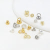 Copper Jewelry Electroplating Versatile Colorretaining Pearl Cap Closing Button For Bracelet Necklace Connection