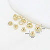 Copper Jewelry Electroplating Versatile Colorretaining Pearl Cap Closing Button For Bracelet Necklace Connection