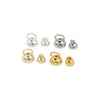 Copper Jewelry Electroplating Versatile Colorretaining Pearl Cap Closing Button For Bracelet Necklace Connection