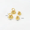 Copper Jewelry Electroplating Versatile Colorretaining Pearl Cap Closing Button For Bracelet Necklace Connection