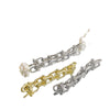 Copper Jewelry Line Pattern Ushaped Chain Electroplated Pearl Beaded Accessories