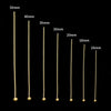 Copper Jewelry Making Materials For Handmade Headwear Hairpin Accessories Earrings Necklace With Electroplating Process And Round Ball Needle Style