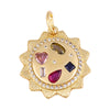 Copper Jewelry Set With Starfish Shell Pendant Electroplated Totem Pattern For Women