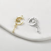 Copper Jewelry With Moon Star Inlaid Zircon Electroplated Pendant Accessories