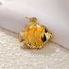 Copper 14K Goldplated Animal Koi Fish Jewelry Pendant For Bracelet Earrings Necklace Diy
