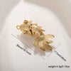 Copper 14K Goldplated Animal Koi Fish Jewelry Pendant For Bracelet Earrings Necklace Diy