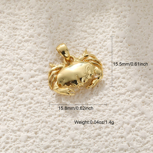 Copper 14K Goldplated Animal Koi Fish Jewelry Pendant For Bracelet Earrings Necklace Diy