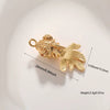 Copper 14K Goldplated Animal Koi Fish Jewelry Pendant For Bracelet Earrings Necklace Diy