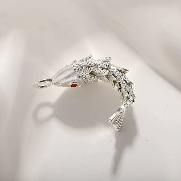 Copper 14K Goldplated Animal Koi Fish Jewelry Pendant For Bracelet Earrings Necklace Diy