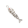 Copper 14K Goldplated Animal Koi Fish Jewelry Pendant For Bracelet Earrings Necklace Diy