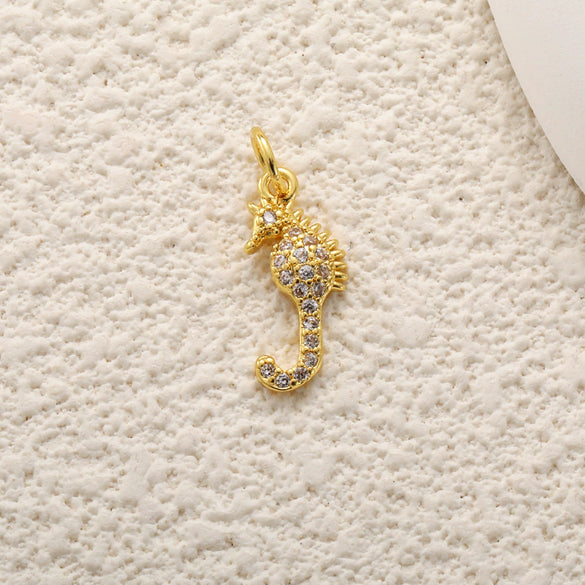 Copper 14K Goldplated Animal Koi Fish Jewelry Pendant For Bracelet Earrings Necklace Diy