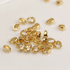 Copper 14K True Gold Plated Melon Buckle Pendant Necklace Bracelet Accessories