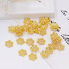 Copper 18K True Gold Plated Micro Zircon Torus Beaded Spacer Necklace Bracelet Diy Accessories