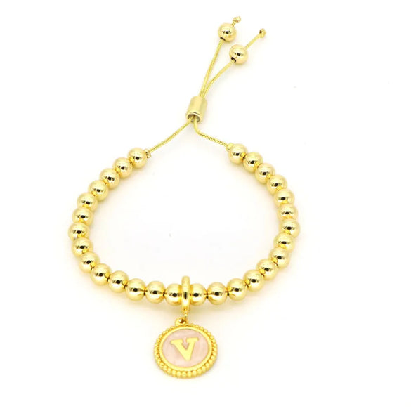 Copper Letter Bracelets