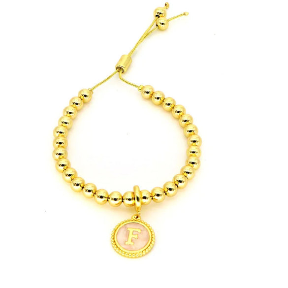 Copper Letter Bracelets