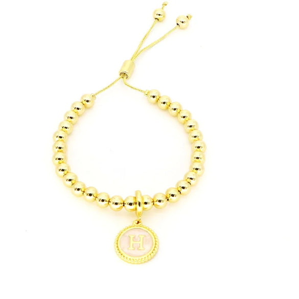 Copper Letter Bracelets