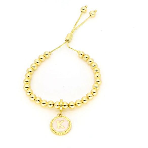 Copper Letter Bracelets