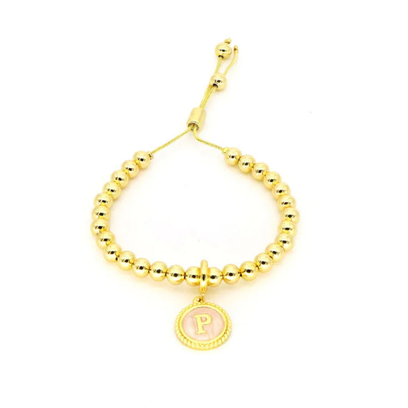 Copper Letter Bracelets