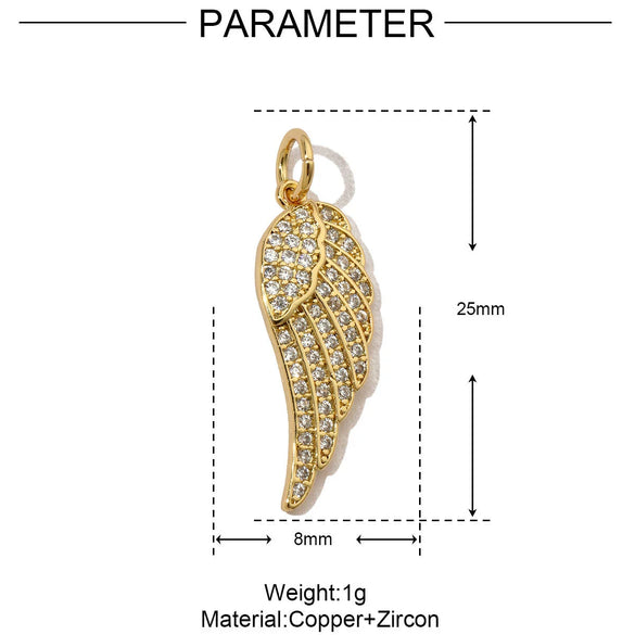 Copper Love Mushroom Scissors Horseshoe Conch Sea Star Shell Pendant Necklace Diy Jewelry Accessories Electroplated