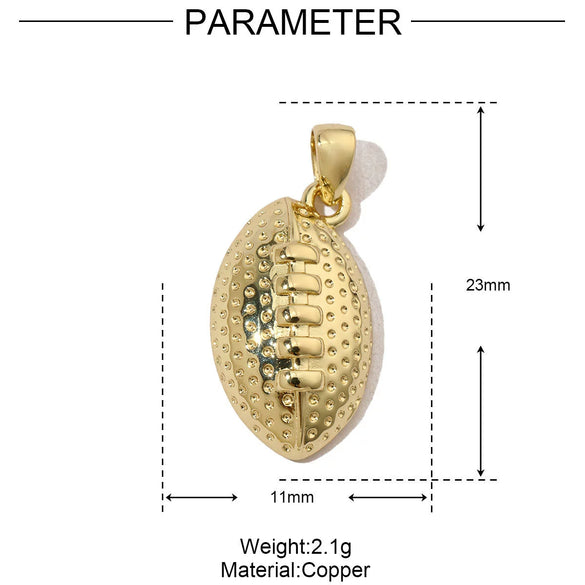 Copper Love Mushroom Scissors Horseshoe Conch Sea Star Shell Pendant Necklace Diy Jewelry Accessories Electroplated