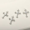 Copper Material Guardian Cross Inlaid With Zircon Electroplated Handmade Jewelry Accessories Pendant Bracelet Necklace Earrings