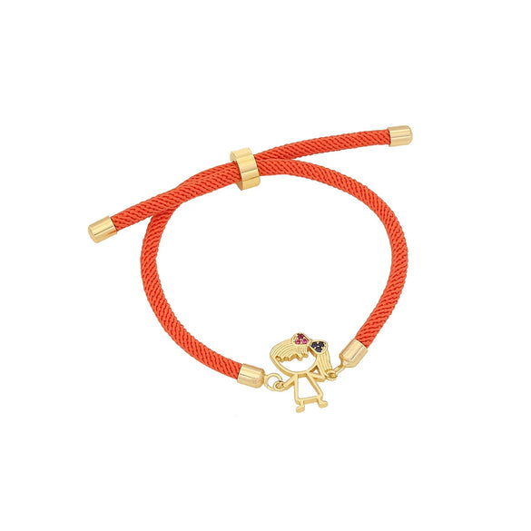 Copper Micro Inlaid Butterfly And Cross Virgin Drawable Bracelet Gold Plated Micropaved For Women