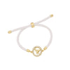 Copper Micro Inlaid Butterfly And Cross Virgin Drawable Bracelet Gold Plated Micropaved For Women