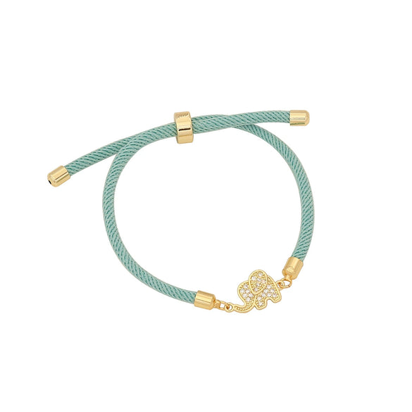 Copper Micro Inlaid Butterfly And Cross Virgin Drawable Bracelet Gold Plated Micropaved For Women