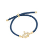 Copper Micro Inlaid Butterfly And Cross Virgin Drawable Bracelet Gold Plated Micropaved For Women