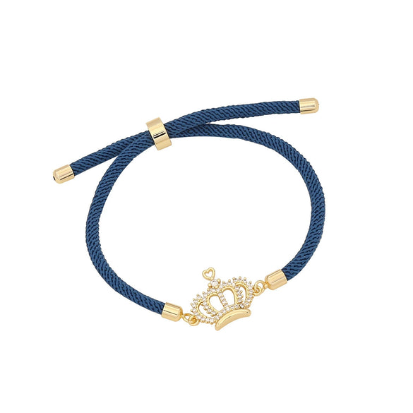 Copper Micro Inlaid Butterfly And Cross Virgin Drawable Bracelet Gold Plated Micropaved For Women