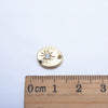 Copper Micro Inlaid Electroplated Gold Water Drop Stone Pendant Charm Smooth Oval Jewelry Accessory For Women
