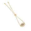 Copper Micro Inlaid Zircon Women's Bracelet With Personalized Eye Design