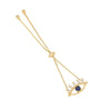 Copper Micro Inlaid Zircon Women's Bracelet With Personalized Eye Design