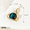 Copper Microinlaid Fantasy Planet Star Sun Moon Constellation Heart Shape Animal Zodiac Electroplated Necklace Pendant