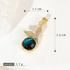 Copper Microinlaid Fantasy Planet Star Sun Moon Constellation Heart Shape Animal Zodiac Electroplated Necklace Pendant