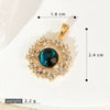Copper Microinlaid Fantasy Planet Star Sun Moon Constellation Heart Shape Animal Zodiac Electroplated Necklace Pendant