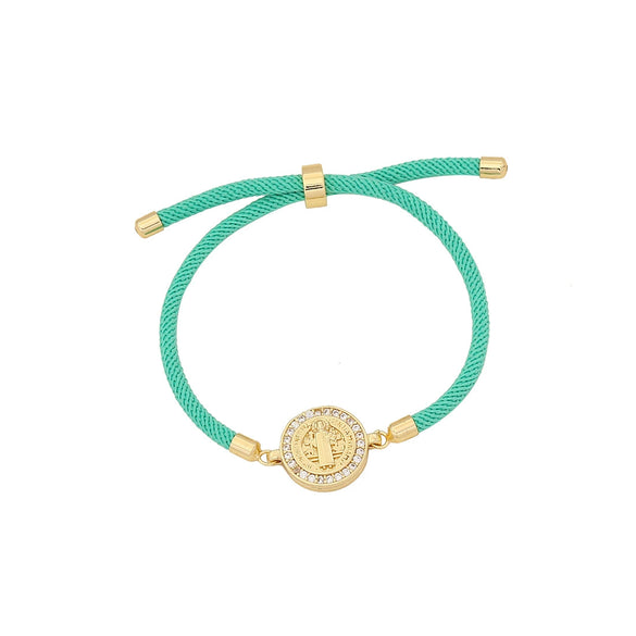 Copper Microinlaid Zircon Personality Bracelet For Women
